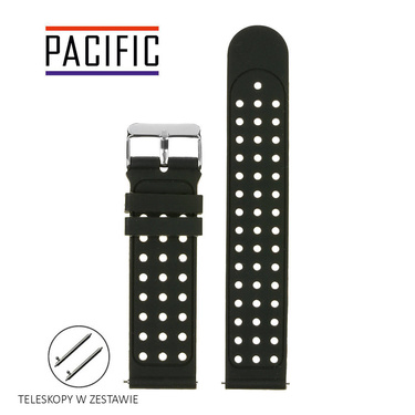 PASEK U12 - 1.6 - CZARNY / CZERWONY - 20MM