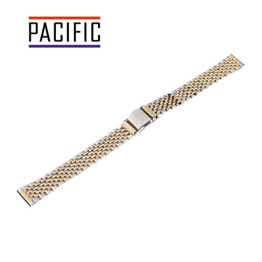 OCELOVÝ SOLID SLIM - MODEL 41 - 31/30 - SREBRNY/ZŁOTY - 14mm