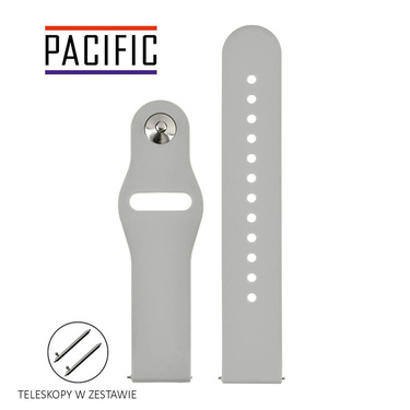 PASEK U21 - 32 - JASNY SZARY - 22mm