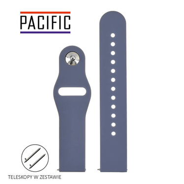 PASEK U21 - 18 - FIOLETOWY - 22mm