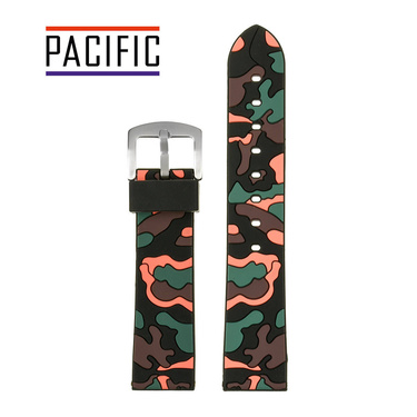 PASEK U13 - 1.6 - CZARNY / CZERWONY /  MORO - 24MM