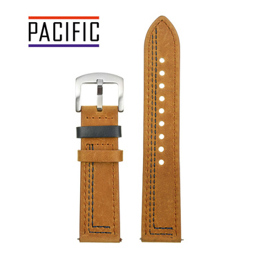 PACIFIC W73 - 3.5 - JASNY BRĄZ / GRANATOWA NIĆ - 22MM