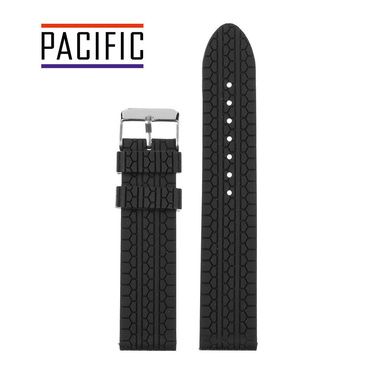 PASEK U10 - 1 - CZARNY - 22MM