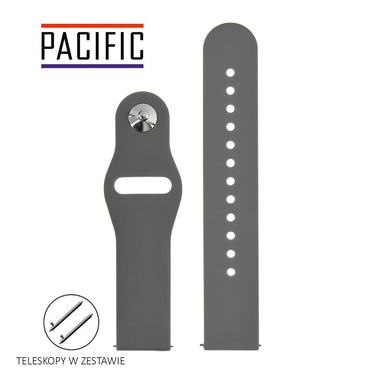 PASEK U21 - 7 - CIEMNY SZARY - 22mm