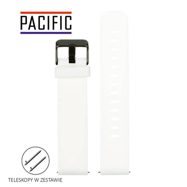 PASEK U15 - 22/B - BIAŁY / CZARNY - 20MM