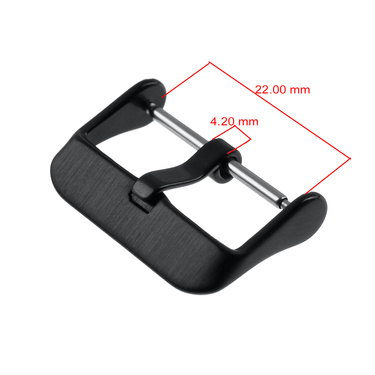 SPRZĄCZKA S15 - 1 - CZARNY - 22MM