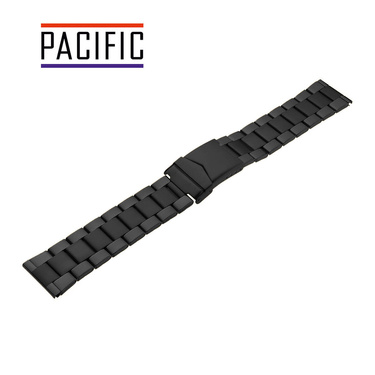 OCELOVY ŘEMÍNEK - TITAN - MT 92 - 1 - ČERNÝ - 22mm