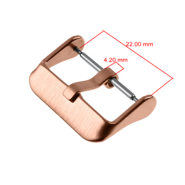 SPRZĄCZKA S15 - 33 - RÓŻOWE ZŁOTO - 22MM