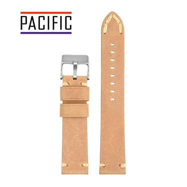 PACIFIC W93 - 3.17 - JASNY BRĄZ / BEŻOWA NIĆ - 22MM