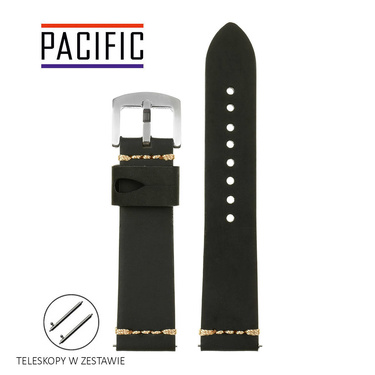 PACIFIC W69-B - 1.17 - CZARNY / BEŻOWA NIĆ - 22mm